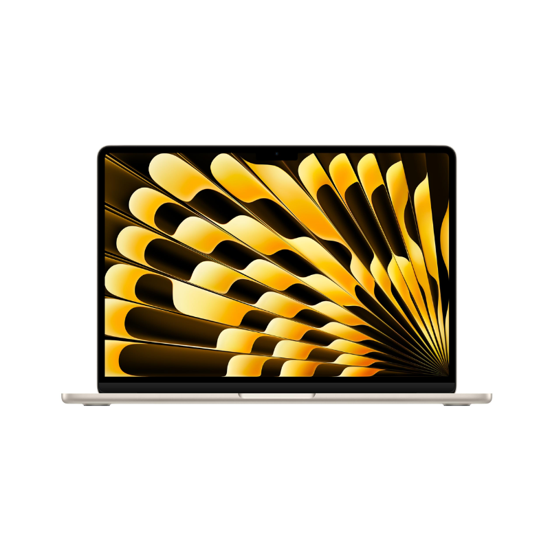 ماك بوك إير 13 بوصة شريحة M3 ذاكرة 8GB تخزين 256GB - ستارلايت